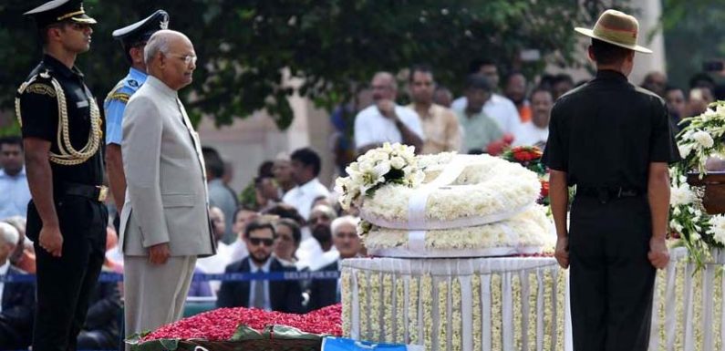 अटलजी भारतीय राजनीति के सच्चे नवचेतना पुरुष थे-राष्ट्रपति रामनाथ कोविंद