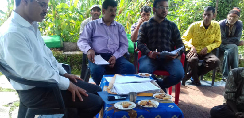 ग्राम पंचायत नैल में मुख्य कोषाधिकारी द्वारा लगाया गया जनता दरबार