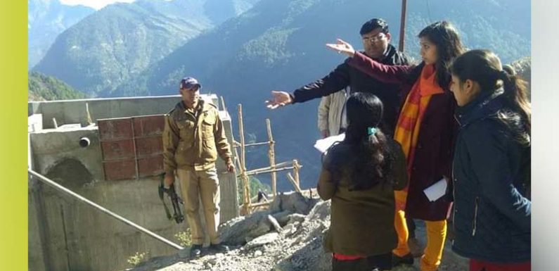 निर्माणधीन सीवर ट्रीटमेंट प्लांट का जिलाधिकारी स्वाति एस भदौरिया ने किया निरीक्षण