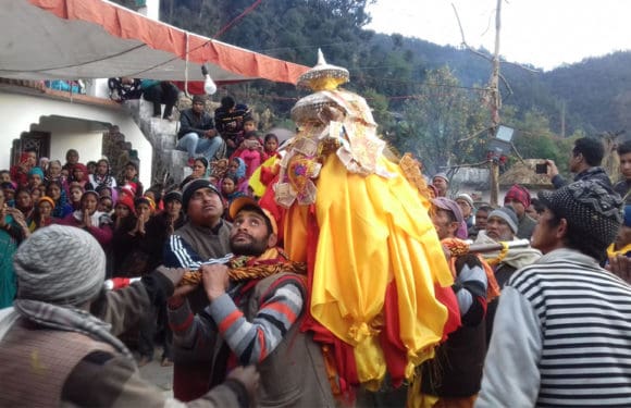 भगवान तुंगनाथ की डोली सिदेली पहुंची डोली का भव्य स्वागत