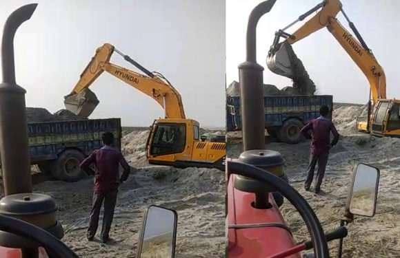 जिलाधिकारी के आदेशों को ठेंगा दिखा रहे खनन माफिया, धड़ल्ले से जारी अवैध खनन
