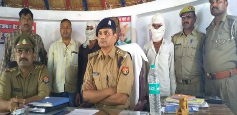 लहरपुर पुलिस को मिली सफलता, लुटेरे गिरफ्तार