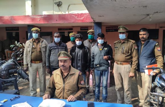गोरखपुर : चोरी के आरोप में तीन मुल्जिम गिरफ्तार