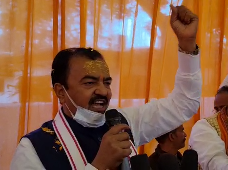 खजड़ी वाले बाबा के जन्मदिवस पर देवरिया पहुंचे केशव प्रसाद मौर्य