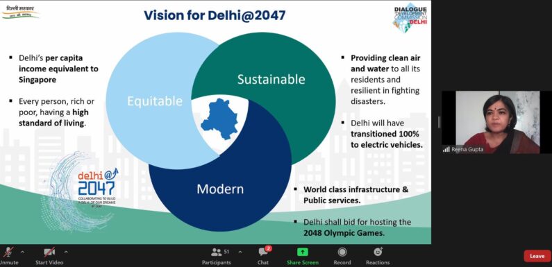 दिल्ली@2047 को लेकर डीडीसीडी ने फिक्की के साथ की बैठक