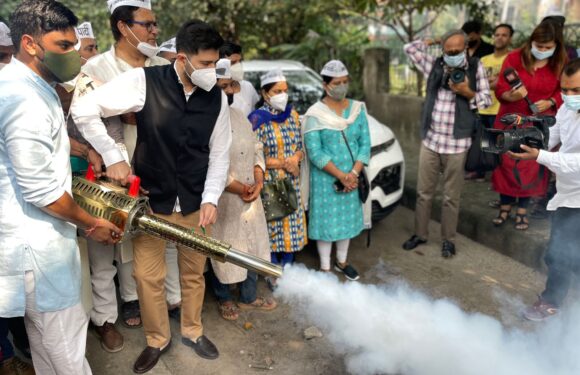 दिल्ली में डेंगू के खिलाफ कुछ इस तरह उतरी आम आदमी पार्टी