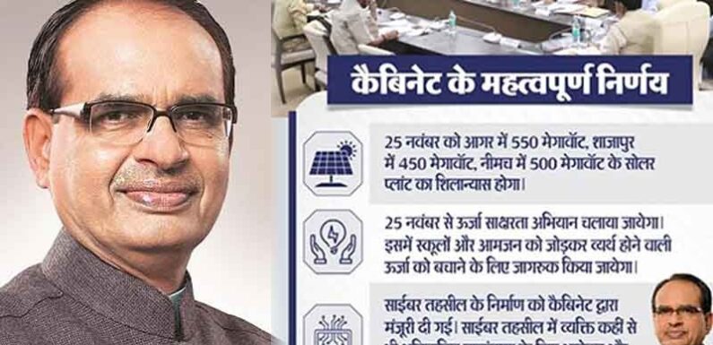 मध्यप्रदेश में देश का पहला बनेगा साइबर तहसील, घर बैठे चंद मिनटों में होंगे अब सारे काम