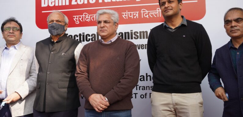 परिवहन मंत्री कैलाश गहलोत ने दिल्ली में सड़क सुरक्षा में सुधार के लिए राजघाट पर ‘टैक्टिकल अर्बनिज्म’ ट्रायल का उद्घाटन किया