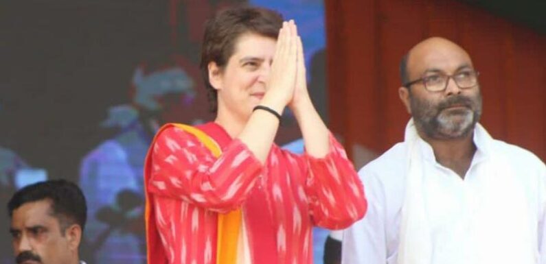 योगी सरकार का कामकाज, प्रियंका पर पड़ रहा भारी,लोक लुभावन नारे की राजनीति कर रहीं प्रियंका