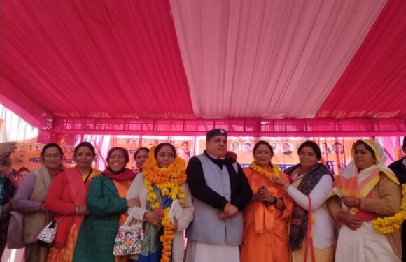 भारतीय जनता पार्टी पोखरी में बद्रीनाथ विधानसभा में महिला मोर्चा का विशाल  सम्मेलन
