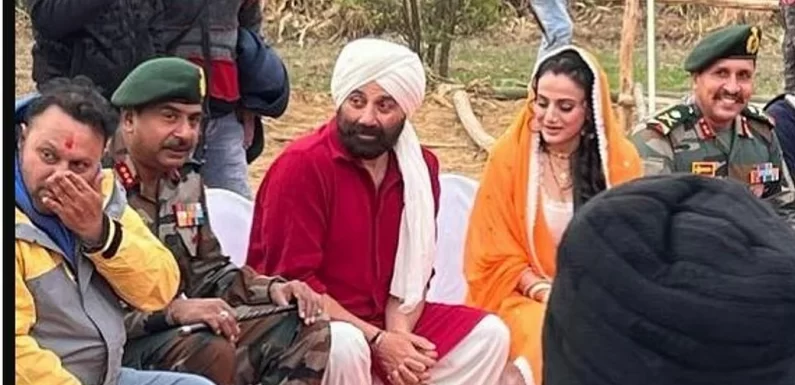 सनी देओल और अमीषा पटेल ने शुरू की ‘गदर 2’ शूटिंग