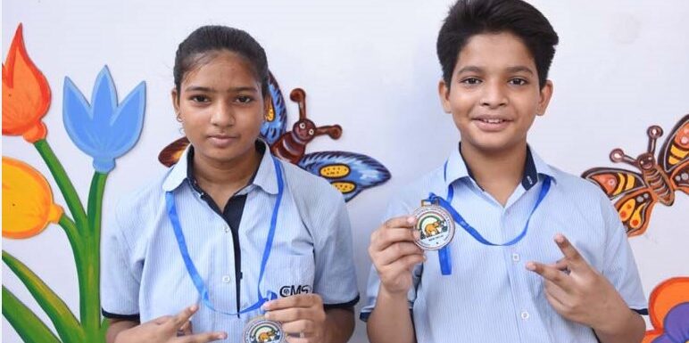 ताइक्वाण्डो चैम्पियनशिप में सी.एम.एस. छात्रों ने जीते दो गोल्ड मैडल