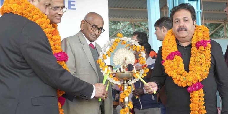 बी.सी.सी.आई. उपाध्यक्ष राजीव शुक्ला ने किया अन्तर्राष्ट्रीय स्कूल क्रिकेट लीग का उद्घाटन