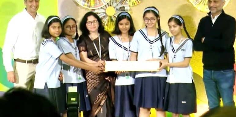 ‘विप्रो अर्थियन अवार्ड’ सी.एम.एस. छात्र टीम को