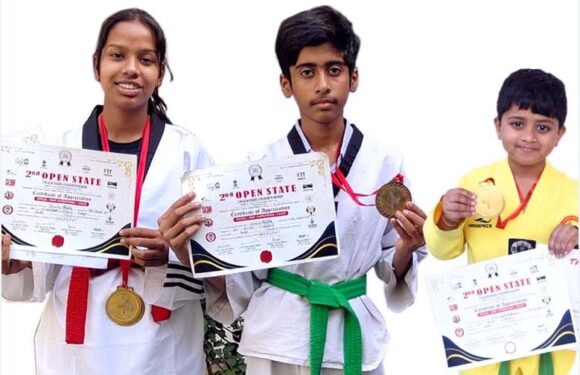ताईक्वाण्डो चैम्पियनशिप में सी.एम.एस. छात्रों ने जीते चार गोल्ड मेडल￼