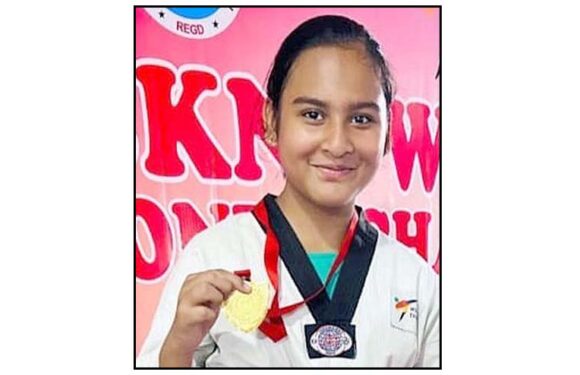 ताइक्वाण्डो चैम्पियनशिप में सी.एम.एस. छात्रा ने जीता गोल्ड व सिल्वर मेडल￼