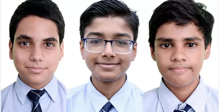 भारत सरकार के  इन्स्पायर-मानक अवार्ड से सम्मानित हुए सी.एम.एस. के तीन छात्र